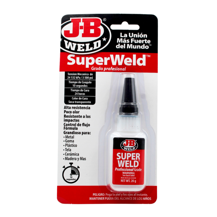 Super Pegamento Transparente 33120 Jb Weld 20g