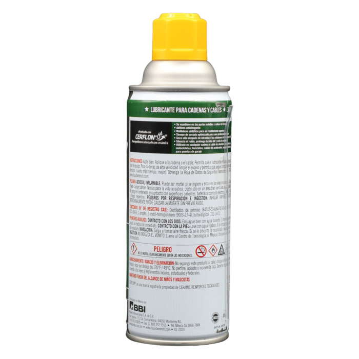 Lubricante Para Cadenas De Alta Duración Liquid Wrench 311 G